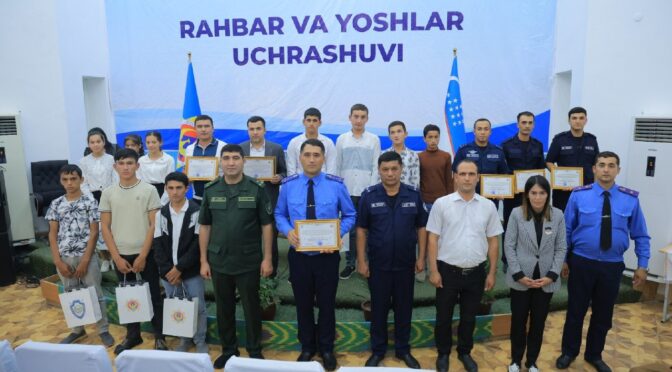 PESHKU TUMANIDA “RAHBAR VA YOSHLAR” UCHRASHUVI O‘TKAZILDI